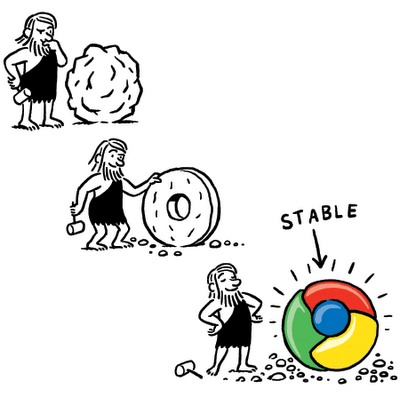 Google Chrome stable, par Christoph Niemann