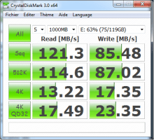 Test de l'USB 3 sur un portable