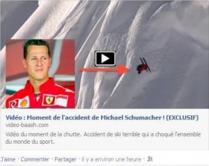 La vidéo de Schumacher contient un virus