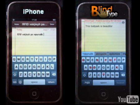 BlindType vs Iphone