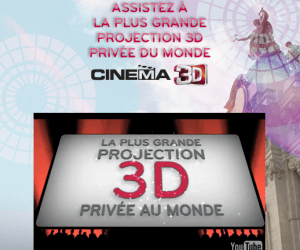 Projection privée en 3D par LG