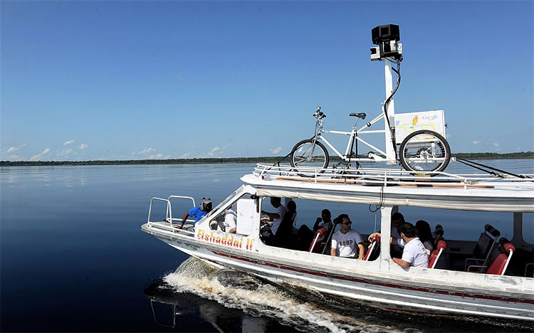 Google Street View en Amazonie