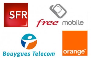 Les 4 opérateurs de téléphonie français