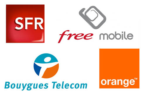 Les 4 opérateurs de téléphonie français