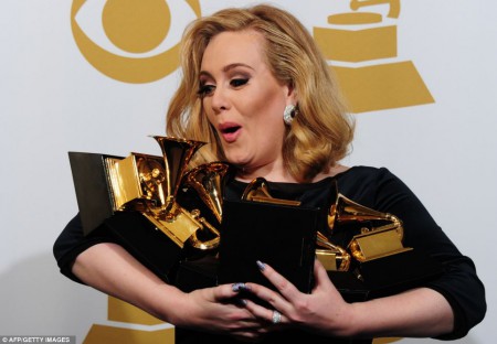 Adèle et ses 6 Grammy Awards