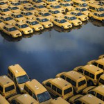 Les taxis New-Yorkais après la tempête Sandy en octobre dernier