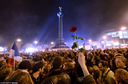 Les partisans du PS en mai dernier, place de la Bastille