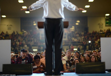 Les fervents fans de Mitt Romney, en octobre