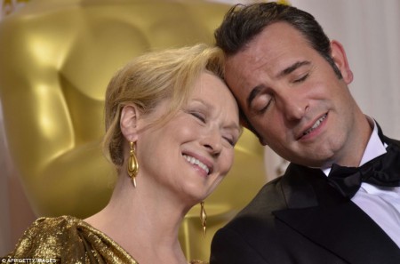 Meryl Streep et Jean Dujardin pour leurs Oscars