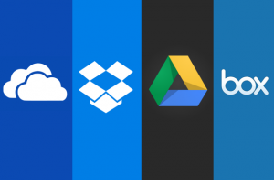 Les acteurs du Cloud : Onedrive, Dropbox, Drive et Box