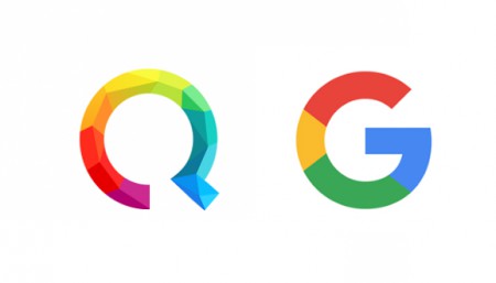 Logo Google et Qwant