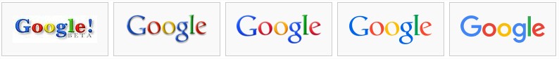 Historique des logos Google