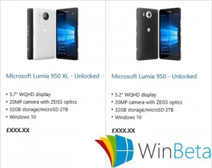 Microsoft dévoile les Lumia 950 et 950 XL