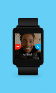 Skype sur une montre