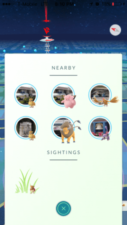 Pokémon Go : nouveau radar pokémons proches
