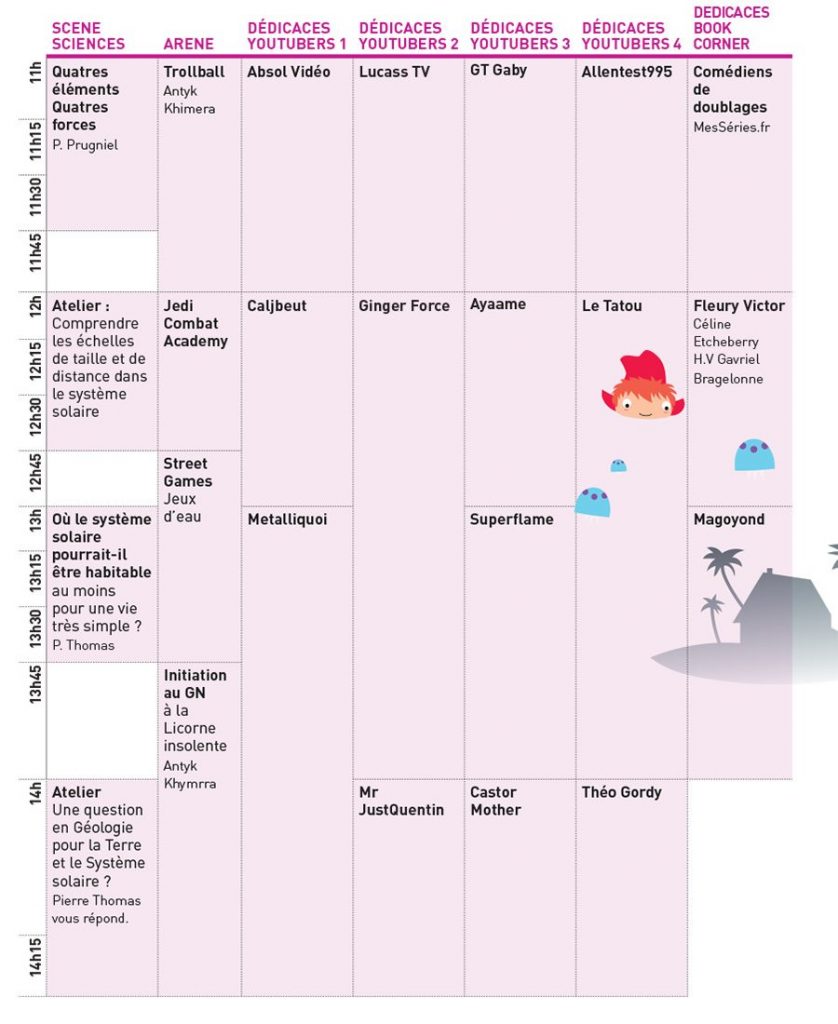 Programme Geek Touch 2017 samedi matin 2