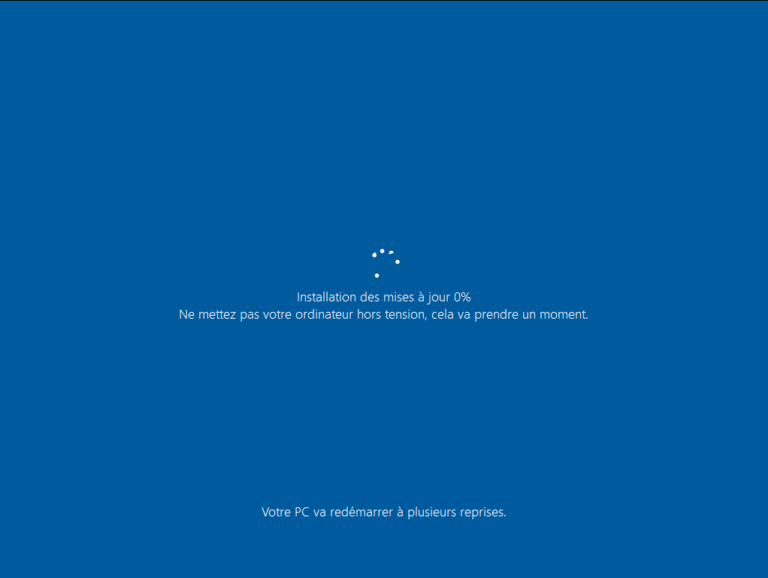 Windows 10 : mise à jour