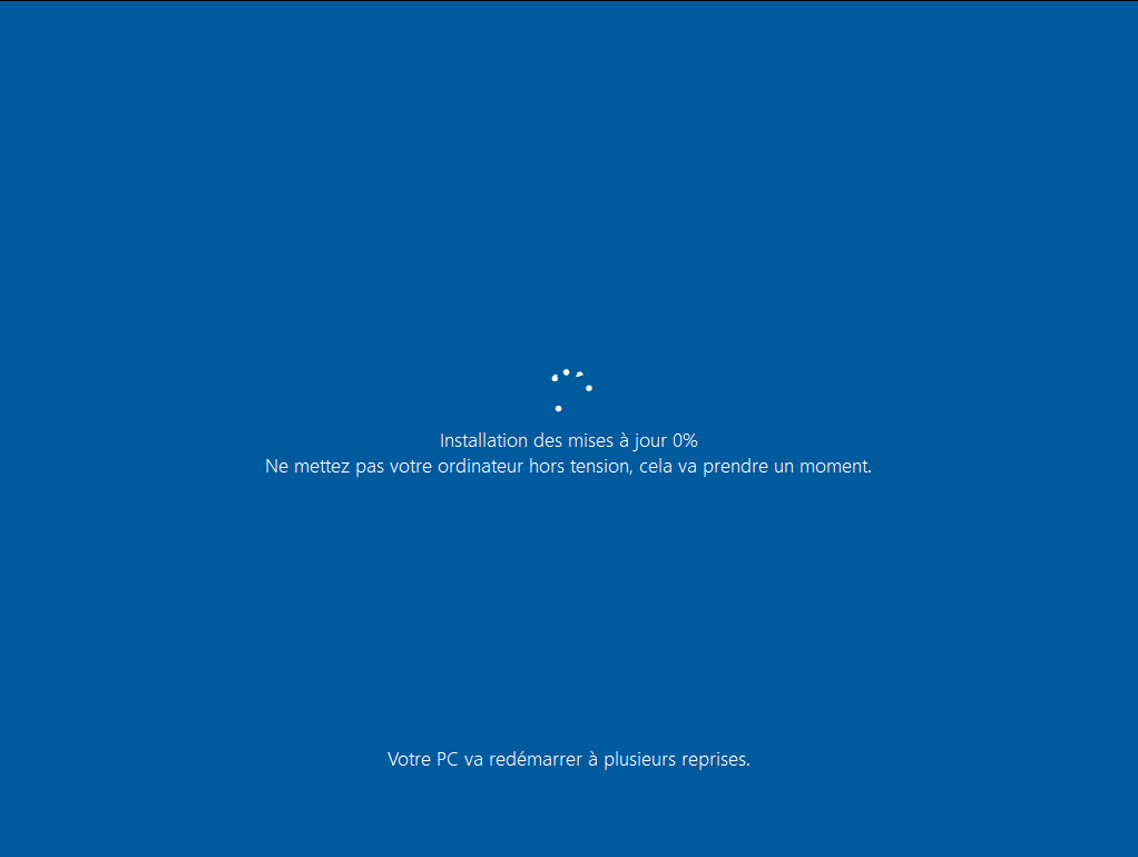 Windows 10 : mise à jour