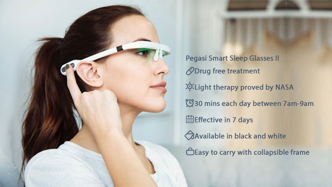 Pegasi : les lunettes d'aide au sommeil