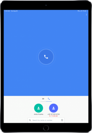 Google Duo sur iPad