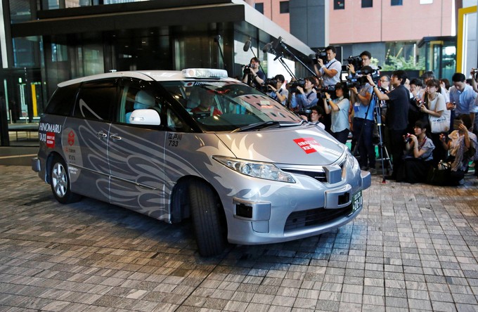 Taxi autonome à Tokyo