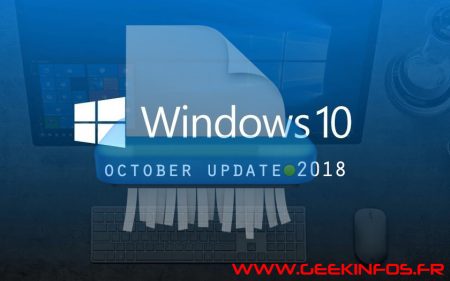 Windows bug mise à jour d'octobre 2018