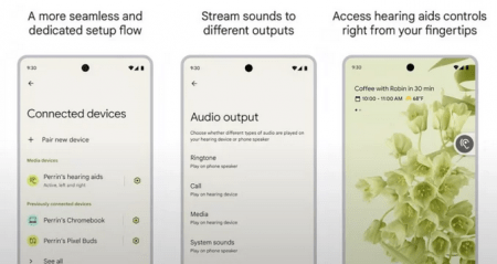 Android 14 : Aides sur les prothèses auditives