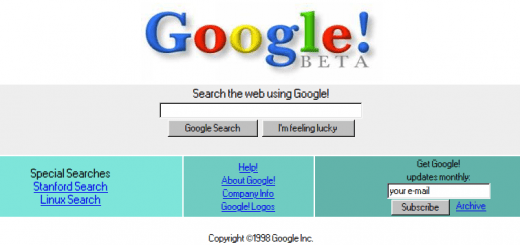 Google en 1998