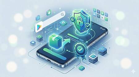 Illustration Android Play Store