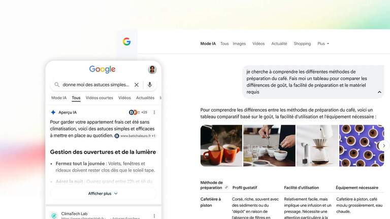 Aperçus IA Google en France