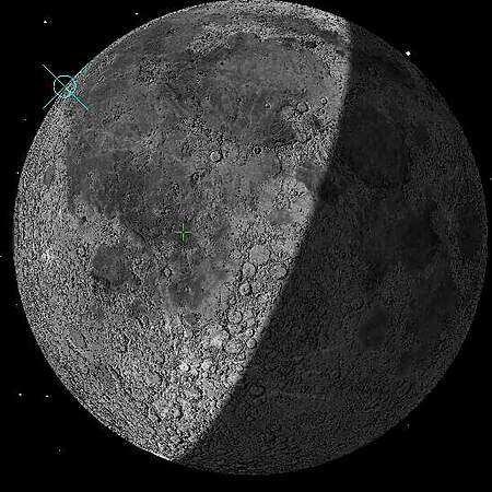 impact d’un étage de Falcon 9 sur la Lune