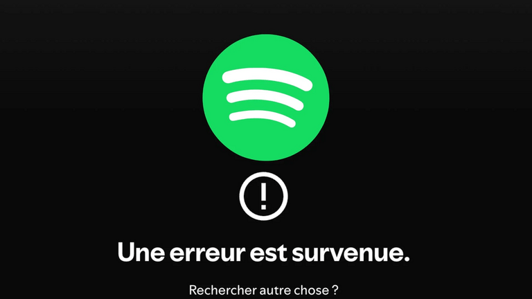 Panne Spotify